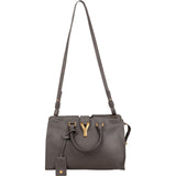 Yves Saint Laurent Grey Leather Cabas Chyc Handbag