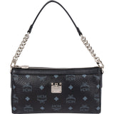 MCM Monogram Visetos Mini Baguette Shoulder Bag