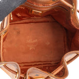 MCM Monogram Visetos Drawstring Handbag