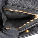 Gucci Monogram Pebbled Leather GG Marmont Wallet