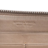 Bottega Veneta Intrecciato Leather Zip Around Wallet