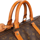Louis Vuitton Monogram Canvas Keepall 55 Travel Bag