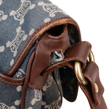 Celine Monogram Macadam Denim Messenger Crossbody Bag