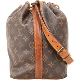 Louis Vuitton Monogram Canvas Sac Noé Petit Shoulder Bag