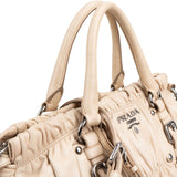 Prada Nappa Gaufre Leather Satchel Handbag