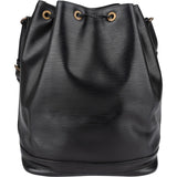 Louis Vuitton Noir Epi Leather Sac Noé Grande Shoulder Bag
