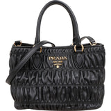 Prada Matelassé Nappa Leather Gaufre Small Tote Handbag