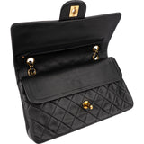 Chanel Quilted Lambskin 24K Gold Medium Double Flap Shoulder Bag