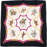 Hermès Ecole Francaise d'Equitation Silk 90 Scarf Tuch