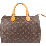 Louis Vuitton Monogram Canvas Speedy 30 Handbag