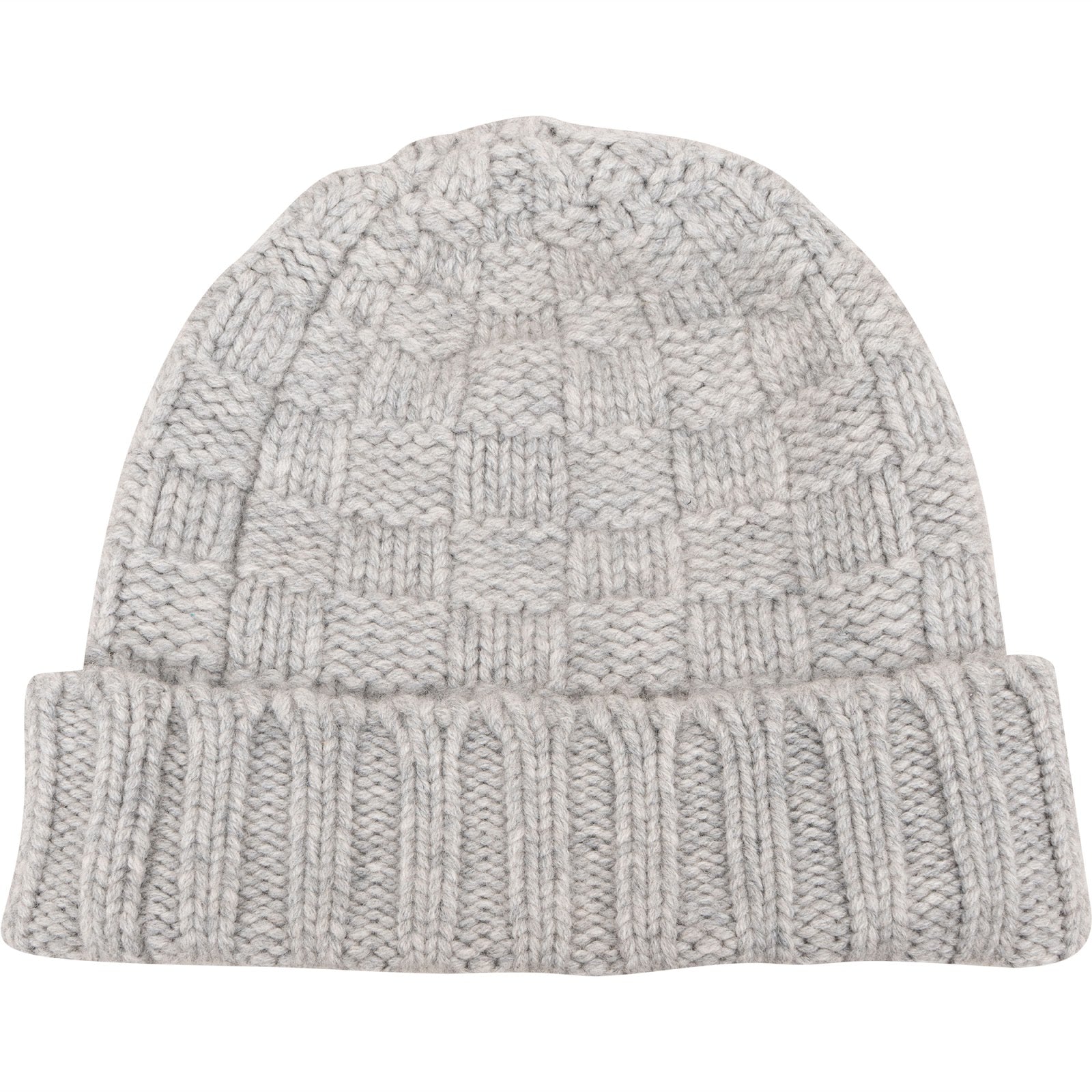 [🔄️B20 / F48] Louis Vuitton Grey Leather Petit Damier Beanie - vintageandkickz