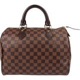 Louis Vuitton Monogram Damier Ebene Canvas Speedy 30 Handbag