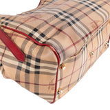 Burberry Haymarket Check Tote Shoulder Bag
