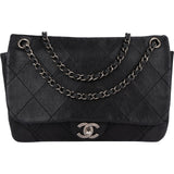 Chanel Stitching Caviar Leather Single Flap Crossbody Bag