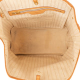 Louis Vuitton Monogram Damier Azur Canvas Neverfull MM Shoulder Bag