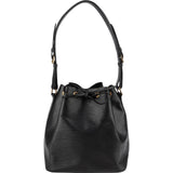 Louis Vuitton Noir Epi Leather Sac Noé Petit Shoulder Bag