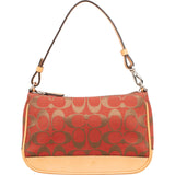 Coach Signature Monogram Pochette Handbag