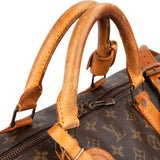 Louis Vuitton Monogram Canvas Keepall 60 Bandoulière Travel Bag