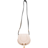 Chloé Bicolor Leather Marcie Saddle Crossbody Bag