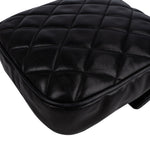 Chanel Quilted Lambskin CC Single Flap Crossbody Bag - vintageandkickz