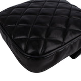 Chanel Quilted Lambskin CC Single Flap Crossbody Bag - vintageandkickz