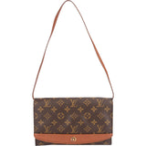Louis Vuitton Monogram Canvas Pochette Bordeaux Crossbody Bag