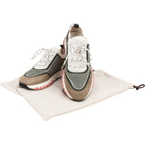 Hermès Multicolor Cotton Suede Addict Bouncing Sneakers (36)