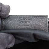 Balenciaga Black Arena Leather City Clutch