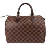 Louis Vuitton Monogram Damier Ebene Canvas Speedy 30 Handbag