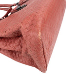 Bottega Veneta Intrecciato Leather Roma Tote Handbag