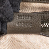 Gucci Monogram GG Canvas Horsebit Shoulder Bag