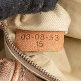 Chloé Bicolor Metallic Leather Studded Paddington Handbag