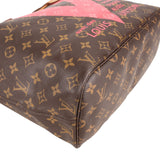 Louis Vuitton Monogram Canvas V Grenade Fuchsia Neverfull MM Shoulder Bag