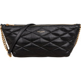 Saint Laurent Quilted Lambskin Sade Pochette Shoulder Bag