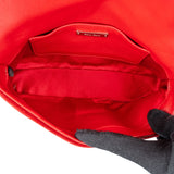 Miu Miu Red Suede Jeweled Chain Shoulder Crossbody Bag