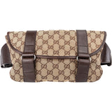 Gucci Monogram GG Canvas Messenger Belt Crossbody Bag