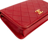 Chanel Quilted Lambskin 24K Gold Mini Single Flap Shoulder Bag