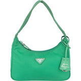 Prada Green Nylon Re-Edition 2000 Handbag