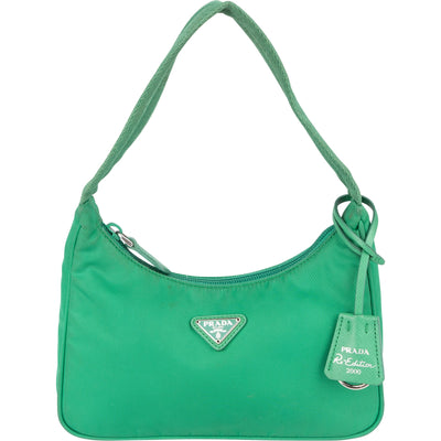 Prada Green Nylon Re-Edition 2000 Handbag - vintageandkickz