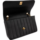 Chanel Vertical Quilted Lambskin 24K Gold Single Flap Crossbody Bag