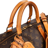 Louis Vuitton Monogram Canvas Keepall 55 Bandoulière Travel Bag