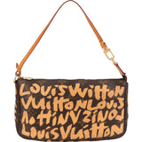 Louis Vuitton Limited Monogram Graffiti Pochette Accessoires Handbag