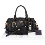 Prada Nappa Leather Gaufre Satchel Handbag