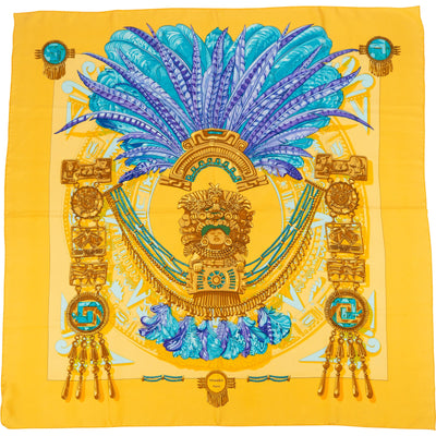 Hermès Parures des Sables Silk Carre 90 Scarf Tuch