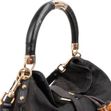 Gucci Monogram GG Canvas Indy Bar Large Hobo Handbag