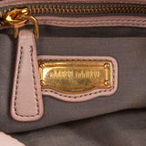 Miu Miu Matelassé Mappa Leather Small Coffer City Shoulder Bag