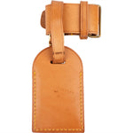 [🔄️B21 / F35] Louis Vuitton Vachetta Leather Luggage Tag - vintageandkickz