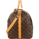 Louis Vuitton Monogram Canvas Keepall 55 Bandoulière Travel Bag