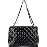 Chanel Quilted Patent Leather CC Shoulder Bag