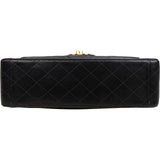 Chanel Quilted Lambskin 24K Gold Jumbo Single Flap Crossbody Bag